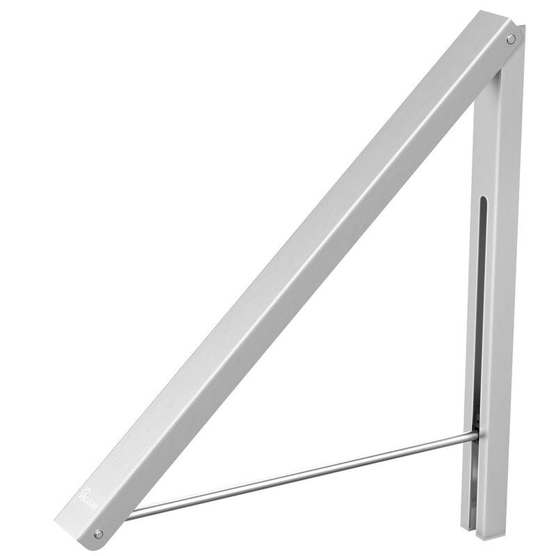 Anjuer Wall Mounted Drying Rack Clothes Hanger Folding Wall Coat Racks Aluminum Home Storage Organiser Space Savers - Image 1